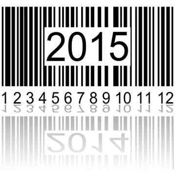 2015 new year Stock Illustration