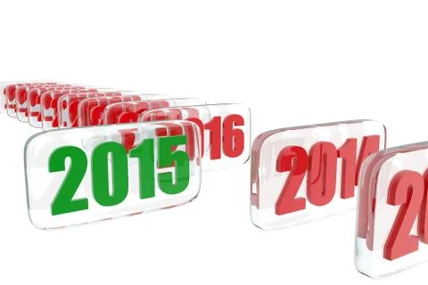 2015 new year Stock Illustration