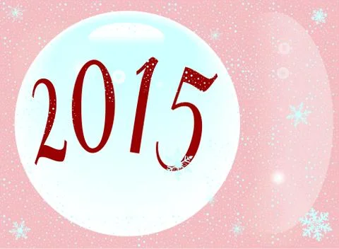 2015 new year Stock Illustration