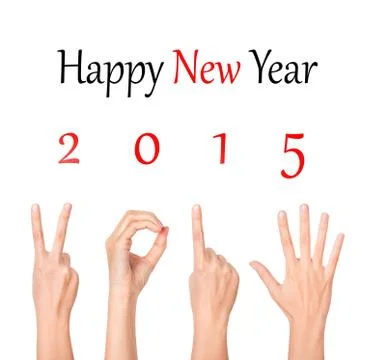 2015 new year Stock Photos