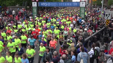 2015 The Tamarack Ottawa Race Weekend marathon race Stock Footage 50552014