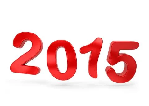2015 text Stock Illustration