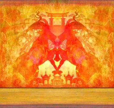 2015 year of the goat Stock Illustration