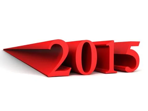 2015 year Illustrazione stock