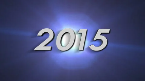 2015 Year Text Stock Footage 43929082