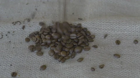 2016-08-10 coffee beans 04 Stock Footage 65996639