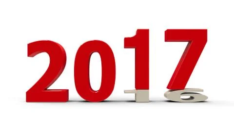 2016-2017 flattened #2 Illustrazione stock