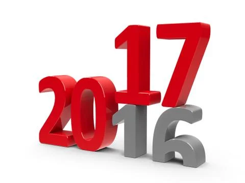 2016-2017 Illustrazione stock