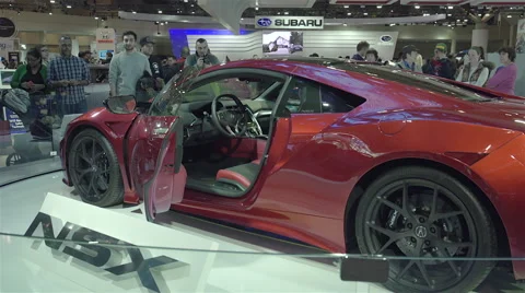 2016 Acura NSX 2 Stock Footage 47577882