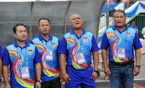 2016 AFF Suzuki Cup Qualifier East Timor vs Laos 스톡 사진