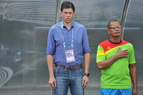 2016 AFF Suzuki Cup Qualifier East Timor vs Laos Foto stock