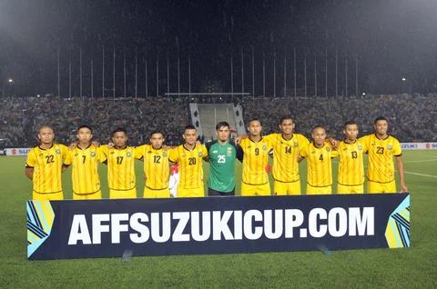 2016 AFF Suzuki Cup Qualifier Cambodia vs Brunei Darussalam Stock Photos