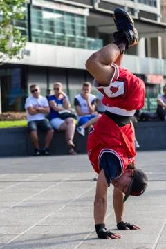 2016 Australian Open - Melbourne Street Performers Stock Photos
