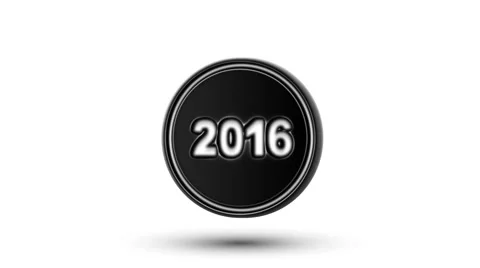 "2016" on the counter. Looping. Stock Footage 63162897