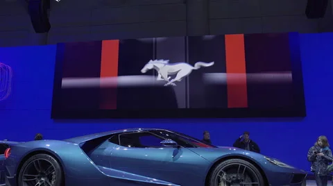 2016 Ford GT Supercar Stock Footage 47583879