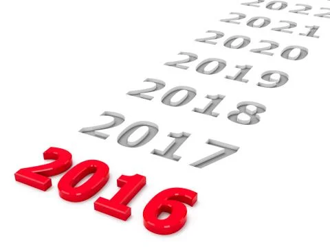 2016 future Stock Illustration