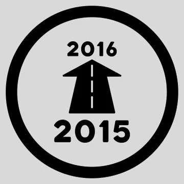 2016 Future Road Icon Stock-Illustration