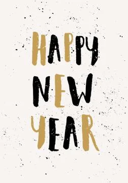 2016 Greeting Card Template Stock Illustration