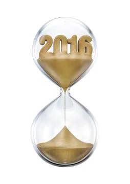 2016 Hourglass Illustrazione stock