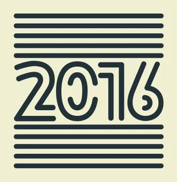2016 Stock Illustration