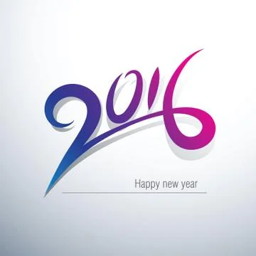 2016 Stock Illustration