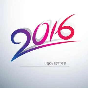 2016 Illustrazione stock