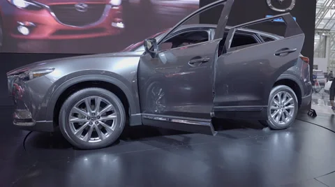 2016 Mazda CX-9. 2016 Toronto International Auto Show. Stock Footage 60833911