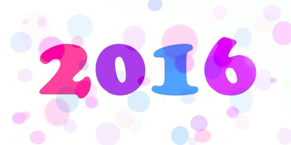 2016 new year Stock Illustration