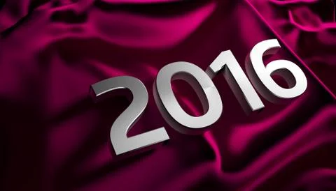 2016 New Year Stock Illustration