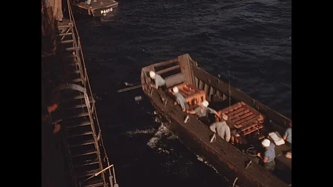 2016-Operation Crossroads / Atomic Bomb Testing / Bikini Atoll / Jun 25, 2016 Stock Footage