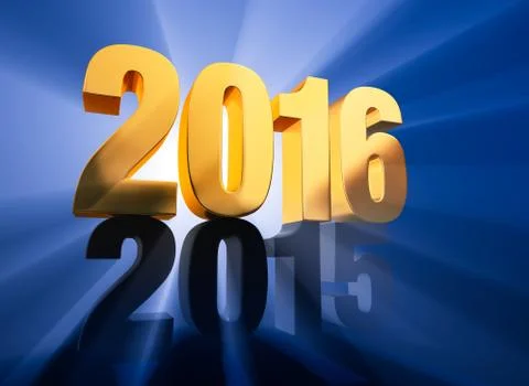 2016 Replaces 2015 Stock Illustration