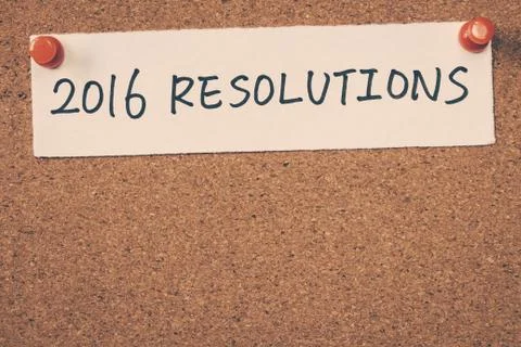 2016 resolutions Stock Photos