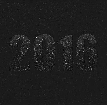 2016 in the style of the sky. Eps 10. Illustrazione stock