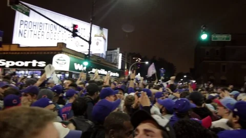 2016 World Series game 7 Wrigley Field 2 Stock Footage 79018563