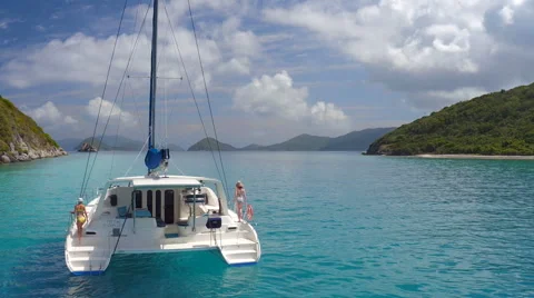 20160219 catamaran 3 Stock Footage 67601685
