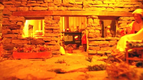 20160827 nativity house Stock Footage 67189087