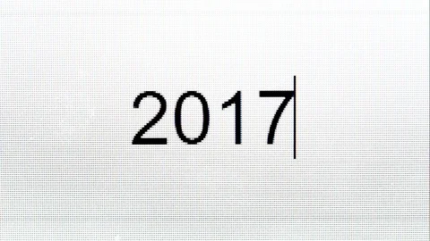 2017 2018 change word processing computer screen closeup Stock Footage 82991067