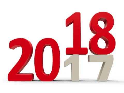 2017-2018 Stock Illustration