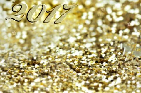 2017 on bright background Stock Photos