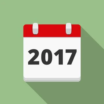 2017 Calendar Stock Illustration