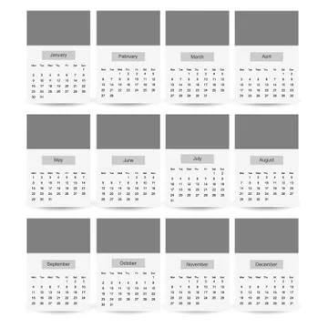 2017 Calendar Planner Design template Stock Illustration
