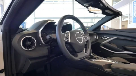 2017 Chevy Camero Interior Stock Footage 74585206