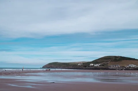 2017 Croyde Bay Devon Timelapse Stock Footage 77181452