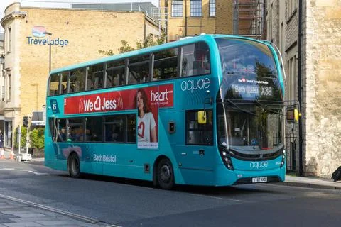 A 2017 Double Decker First Bus, BristolBath Direct. Stock Photos
