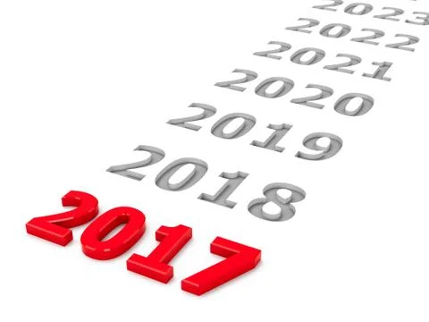 2017 future Stock Illustration