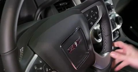 2017 GMC Truck Interior Stock Footage 75345521