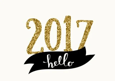 2017 Greeting Card Template Stock-Illustration