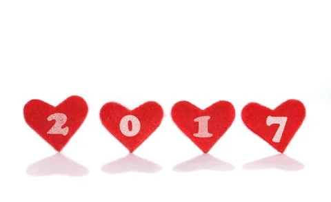 2017 hearts Stock Photos