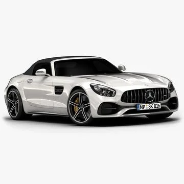 3d Model 17 Mercedes Benz Amg Gt C Roadster Low Interior