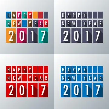 2017 Modern calendar template .Vector/illustration. Stock Illustration